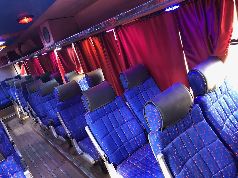 56 SEAT AC 3x2 bus on hire