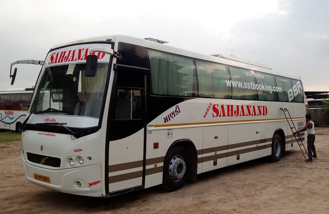 Volvo Seating Bus on Hire in ahmedabad