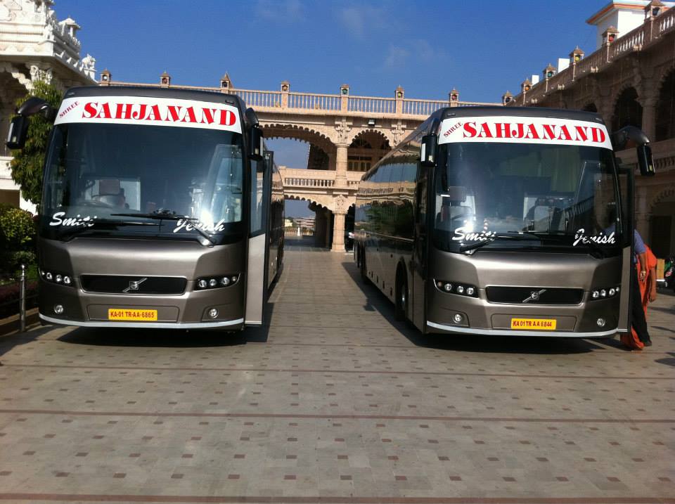 Volvo Multi Axle Bus For Rent Volvo Bus Hire Ahmedabad Sahjanand Tours